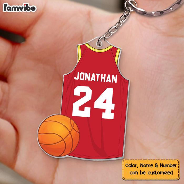 Personalized Gift For Basketball Lovers Acrylic Keychain 34247 1