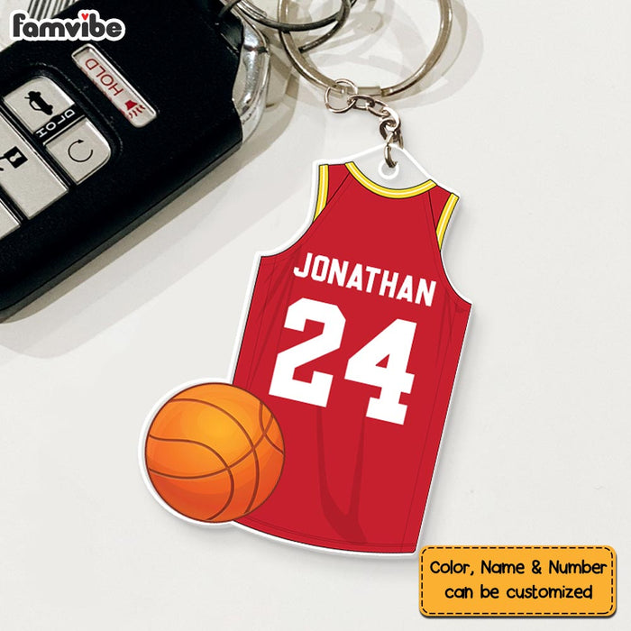 Personalized Gift For Basketball Lovers Acrylic Keychain 34247 1