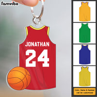 Personalized Gift For Basketball Lovers Acrylic Keychain 34247 thumb 1