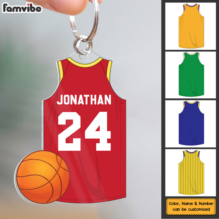 Personalized Gift For Basketball Lovers Acrylic Keychain 34247 1