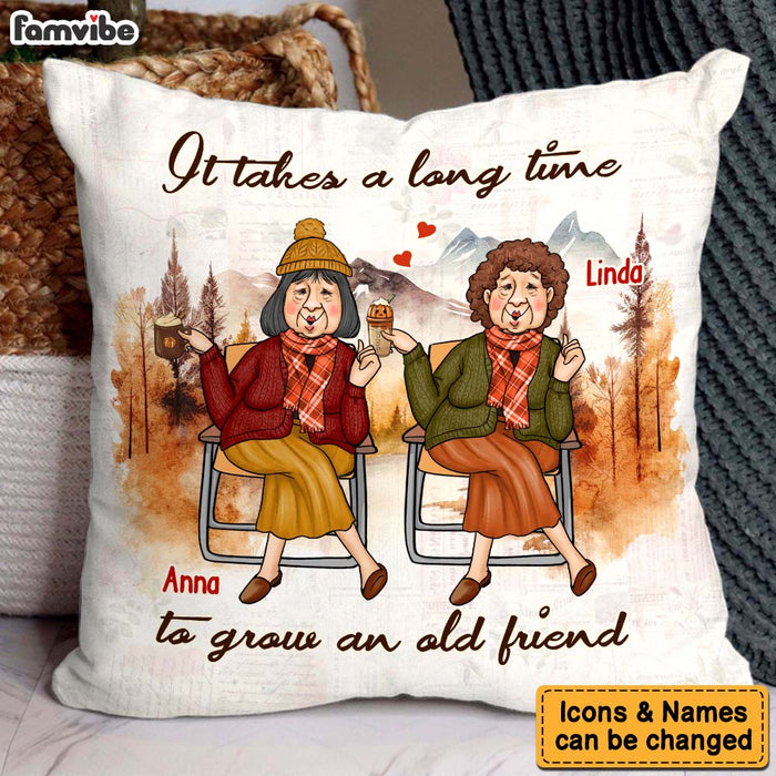 Personalized Gift For Friend Fall Vibes It's Take A Long Time Pillow 34258 1
