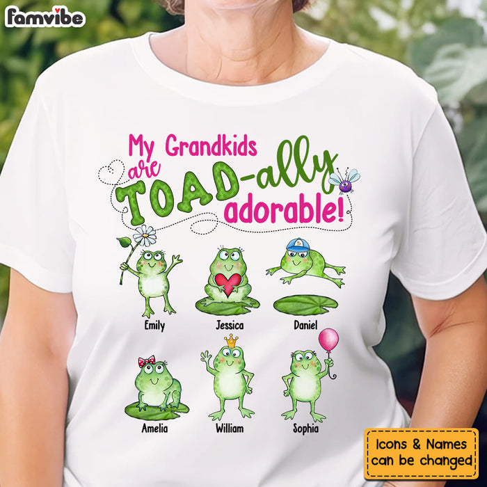 Personalized Gift For Grandma Toad-ally Adorable Shirt - Hoodie - Sweatshirt 34261 1