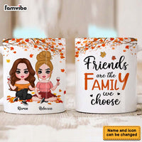 Personalized Gift For Friend Are The Family  We Choose Mug 34265 thumb 1