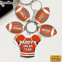Personalized Gift For Dad's Dream Team Acrylic Custom Keychain 34269 thumb 1