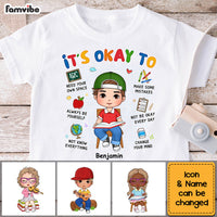 Personalized Gift For Grandson Back To School Its Okay Kid T Shirt - Kid Hoodie - Kid Sweatshirt 34271 thumb 1