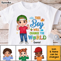 Personalized Gift For Grandson Will Change The World Kid T Shirt - Kid Hoodie - Kid Sweatshirt 34274 thumb 1