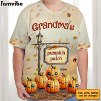 Personalized Gift For Grandma's Pumpkins Patch Fall All-over Print T Shirt - Hoodie - Sweatshirt 34279 thumb 1