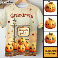 Personalized Gift For Grandma's Pumpkins Patch Fall All-over Print T Shirt - Hoodie - Sweatshirt 34279 thumb 1