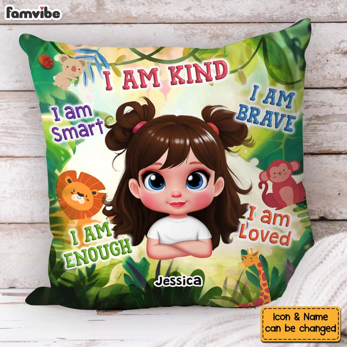 Personalized Gift For Granddaughter I Am Kind Pillow 34283 1