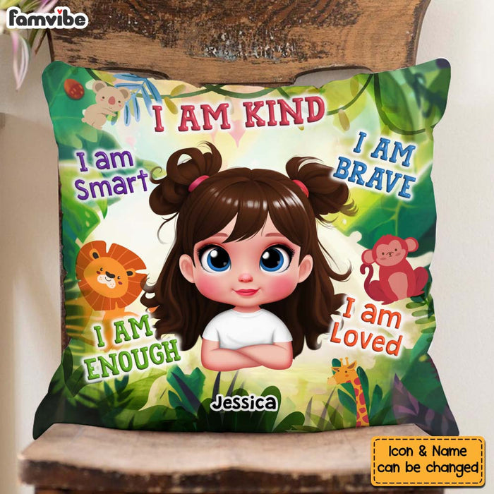 Personalized Gift For Granddaughter I Am Kind Pillow 34283 1