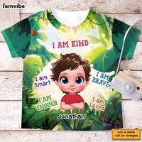 Personalized Gift For Grandson I Am Kind All-over Print Kids Shirt 34284 thumb 1