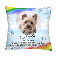 Personalized Memorial Custom Photo My Love For You Is Always Near Pillow 34288 thumb 1