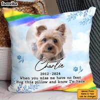 Personalized Memorial Custom Photo My Love For You Is Always Near Pillow 34288 thumb 1