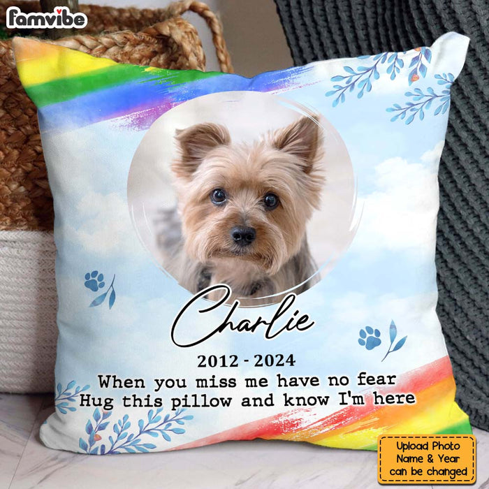 Personalized Memorial Custom Photo My Love For You Is Always Near Pillow 34288 1
