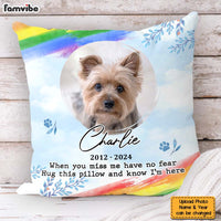 Personalized Memorial Custom Photo My Love For You Is Always Near Pillow 34288 thumb 1