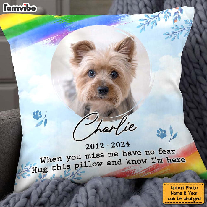 Personalized Memorial Custom Photo My Love For You Is Always Near Pillow 34288 1