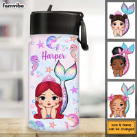 Personalized For Kid Mermaid Kids Water Bottle 34293 thumb 1