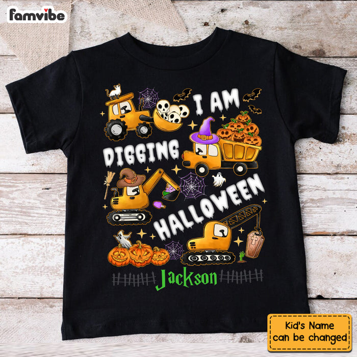 Personalized Gift For Grandson I'm Digging Halloween Kid T Shirt - Kid Hoodie - Kid Sweatshirt 34294 1