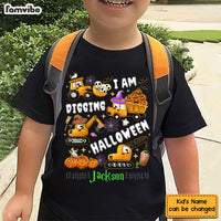 Personalized Gift For Grandson I'm Digging Halloween Kid T Shirt - Kid Hoodie - Kid Sweatshirt 34294 thumb 1