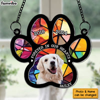 Personalized Gift For Dog Memorial Acrylic Suncatcher Ornament 34295 thumb 1