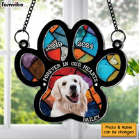 Personalized Gift For Dog Memorial Acrylic Suncatcher Ornament 34295 thumb 1