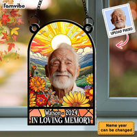 Personalized Custom Photo In Loving Memory Family Memorial Acrylic Suncatcher Ornament 34304 thumb 1