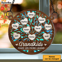 Personalized Grandkids M*ke Life More Grand Acrylic Suncatcher Ornament 34306 thumb 1
