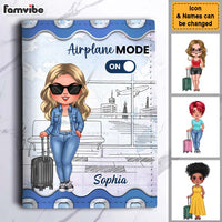 Personalized Airplane Mode Travel Lovers Passport Cover 34310 thumb 1