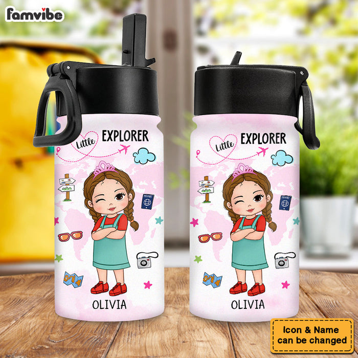 Personalized For Kids Little Explorer Kids Water Bottle 34317 1