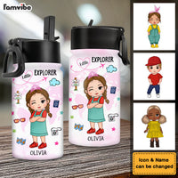 Personalized For Kids Little Explorer Kids Water Bottle 34317 thumb 1
