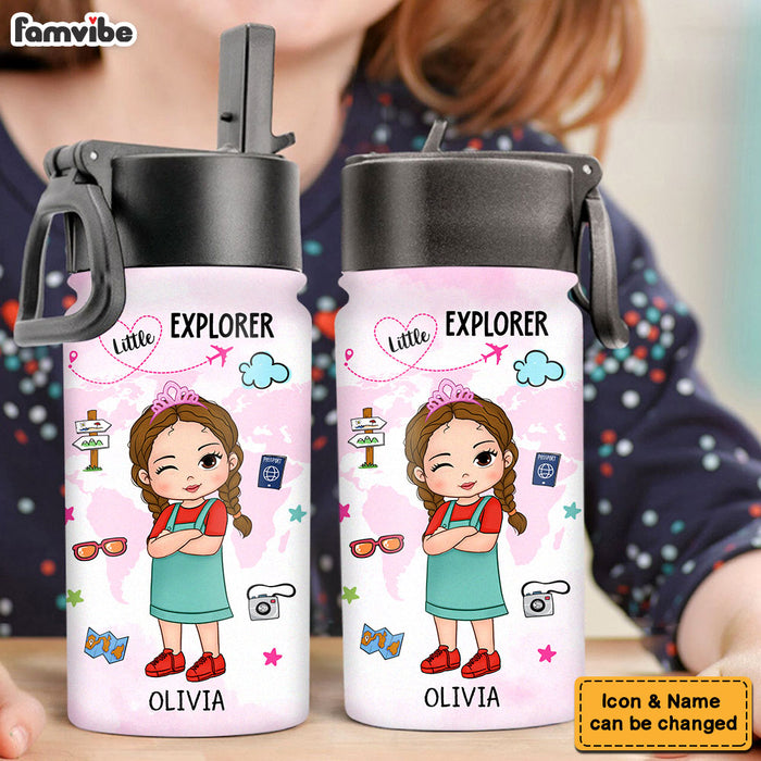 Personalized For Kids Little Explorer Kids Water Bottle 34317 1