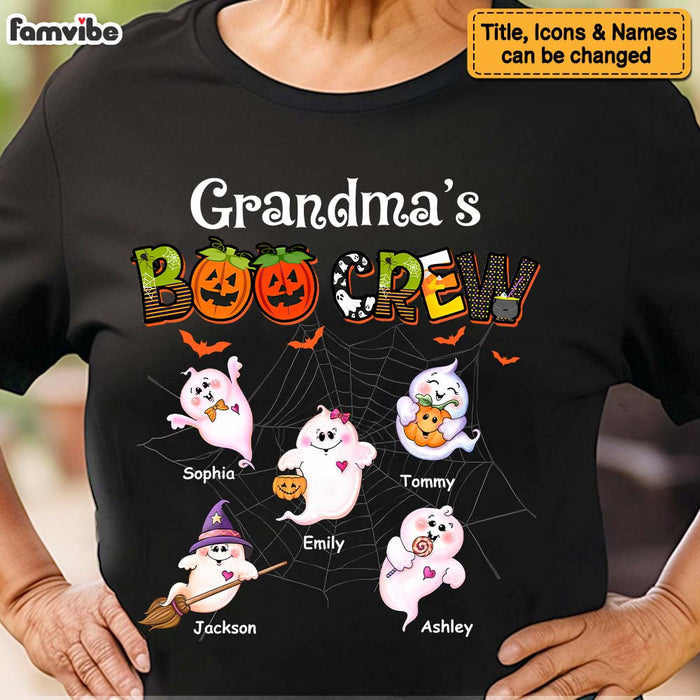 Personalized Grandma's Boo Crew Shirt - Hoodie - Sweatshirt 34321 1
