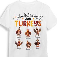 Personalized Gift For Grandma Thankful For My Turkeys Shirt - Hoodie - Sweatshirt 34332 thumb 1