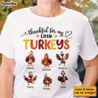 Personalized Gift For Grandma Thankful For My Turkeys Shirt - Hoodie - Sweatshirt 34332 thumb 1