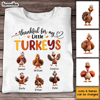 Personalized Gift For Grandma Thankful For My Turkeys Shirt - Hoodie - Sweatshirt 34332 thumb 1