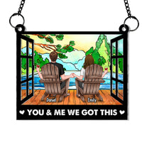 Personalized Gift For Couple You And Me We Got This Acrylic Suncatcher Ornament 34344 thumb 1