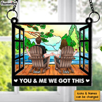 Personalized Gift For Couple You And Me We Got This Acrylic Suncatcher Ornament 34344 thumb 1