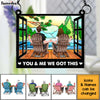 Personalized Gift For Couple You And Me We Got This Acrylic Suncatcher Ornament 34344 1