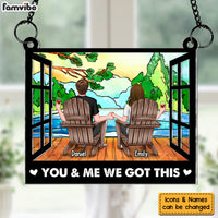 Personalized Gift For Couple You And Me We Got This Acrylic Suncatcher Ornament 34344 thumb 1