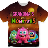 Personalized Gift For Grandma Halloween Monster All-over Print T Shirt - Hoodie - Sweatshirt 34347 thumb 1