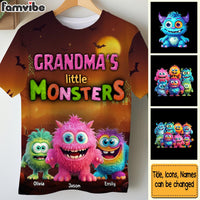 Personalized Gift For Grandma Halloween Monster All-over Print T Shirt - Hoodie - Sweatshirt 34347 thumb 1