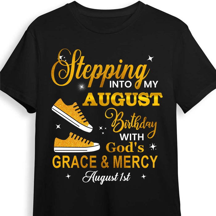 Personalized August God's Grace Unisex Shirt - Hoodie - Sweatshirt 34351 1