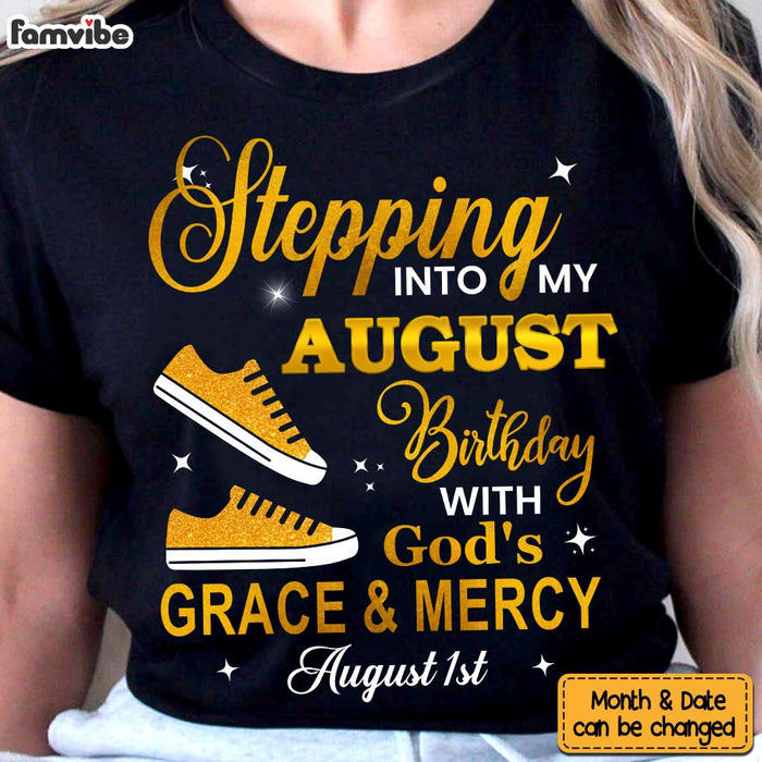 Personalized August God's Grace Unisex Shirt - Hoodie - Sweatshirt 34351 1