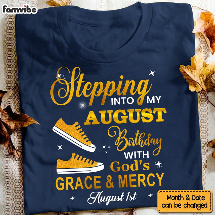 Personalized August God's Grace Unisex Shirt - Hoodie - Sweatshirt 34351 1