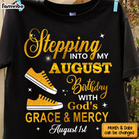 Personalized August God's Grace Unisex Shirt - Hoodie - Sweatshirt 34351 thumb 1