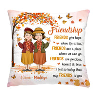 Personalized Gift To My Old Friend Thank You Autumn Pillow 34358 thumb 1