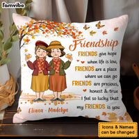 Personalized Gift To My Old Friend Thank You Autumn Pillow 34358 thumb 1