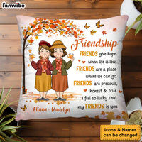 Personalized Gift To My Old Friend Thank You Autumn Pillow 34358 thumb 1