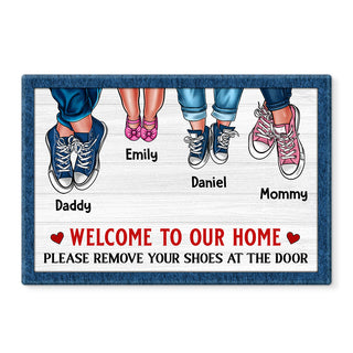 Personalized Gifts For Family Doormat 34360 Primary Mockup