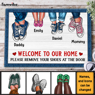 Personalized Gifts For Family Doormat 34360 Primary Mockup